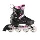3. NH10905 4in1 PINK LED GRÖSSE S (31-34) ROLLERSCHUHE MIT DIMENSIONALEM HOCKEYBLATT NILS EXTREME
