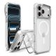 2. Spigen Ultra Hybrid Optik S MagSafe Hülle für iPhone 18 Pro / 17 Pro – Transparent Silber