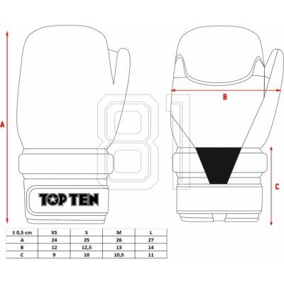 7. Masters Open Handschuhe ROTT-PRISM 0121658-02M