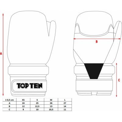 7. Masters Open Handschuhe ROTT-PRISM 0121658-02M