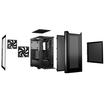 2. BE QUIET HOUSING! PURE BASE 501 Airflow Window Black
