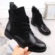 8. Isolierte flache Stiefeletten Potocki W WOL88C schwarz