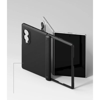 5. Ringke Onyx Flap Magsafe Hülle für Samsung Galaxy Z Fold 8 - Schwarz