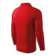 3. Malfini Single J. LS M MLI-21107 rotes Poloshirt