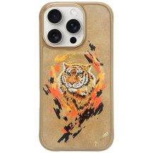 Nimmy Tiger MagSafe Hülle für iPhone 16 Pro Max - Braun