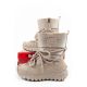 10. Lee Cooper Damen Winter Trekking Sportschuhe, isoliert, beige, Naturleder