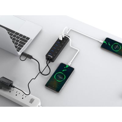 4. Equip 128965 USB 3.2 Gen 1 (3.1 Gen 1) Typ-A 5000 Mbit/s Hubs und Hubs Schwarz