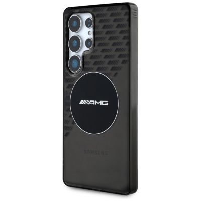 2. AMG Transparent Rhombs MagSafe Case für Samsung Galaxy S25 Ultra - Schwarz