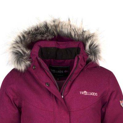 3. Trollkids Mädchen Oslo Coat XT Winterjacke mit Kapuze, rosa (180-229)
