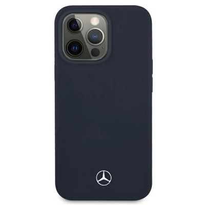 3. Mercedes MEHCP13LSILNA iPhone 13 Pro / 13 6,1" granatowy/navy hardcase Silicone Line