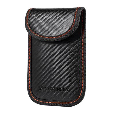 Wozinsky WPB-R14 RFID-Blockierhülle für schlüssellose Systeme 14 x 9 cm – Schwarz