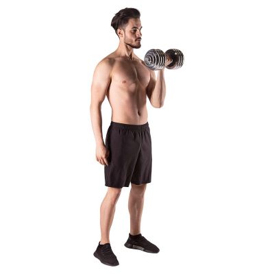 4. Langhanteln im Koffer 2 in 1 SGP30 HMS 2x15 kg