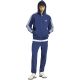6. adidas Essentials Fleece-Kapuzenjacke für Herren mit 3 Streifen und durchgehendem Reißverschluss, Marineblau, KY4144