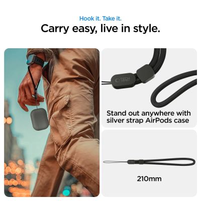 9. Tech-Protect NaturalFit Hülle für AirPods Pro 3 – Grün