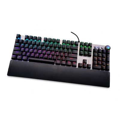 32. IBOX AURORA K-4 RGB IKGMK4 Mechanische Tastatur (USB; (US); Schwarz)