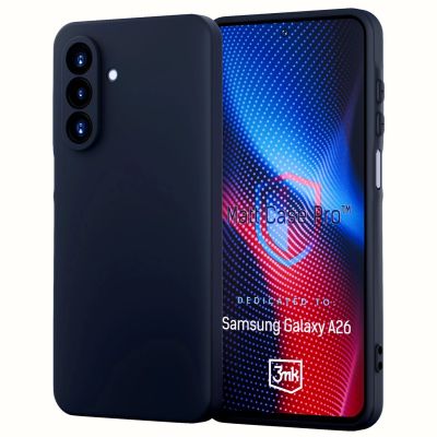 2. 3mk Matt Case Pro für Samsung Galaxy A26 5G – Mattschwarz