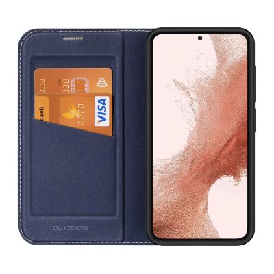 3. Dux Ducis Skin X2 Hülle Samsung Galaxy S23+ Flip Case Wallet Stand blau