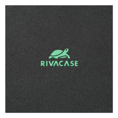 16. Rivacase Gremio City Rucksack, Schwarz, Polyester, Recyceltes Polyethylenterephthalat (rPET)