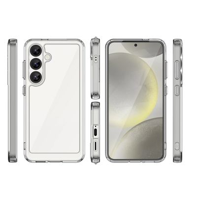2. Outer Space Case für Samsung Galaxy S25 Edge Cover mit flexiblem Rahmen - Transparent