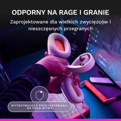 5. Glorious Gaming Glorious GHS Eternal RGB – RGB-Stereo-Gaming-Kopfhörer für PC, PS5, PS4, Switch – Speziell abgestimmte Treiber, abnehmbares Mikrofon, USB-C – Robust und komfortabel für 24/7 – Weiß