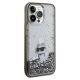 4. Karl Lagerfeld Liquid Glitter Choupette Hülle für iPhone 13 Pro Max – transparent