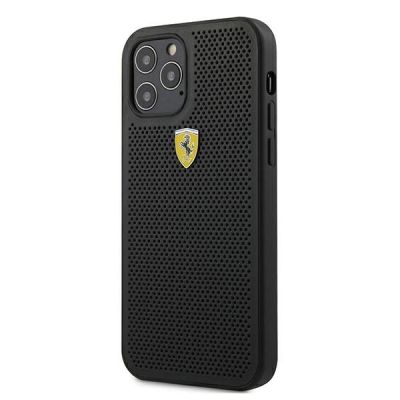 2. Ferrari FESPEHCP12LBK iPhone 12 Pro Max 6.7" schwarz/schwarz Hardcase On Track Perforated