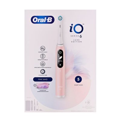 16. Oral-B iO Series 6 Pink Sand Luxe Edition Elektrische Zahnbürste