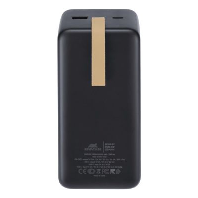 4. Rivacase VA1084 Lithium-Polymer (LiPo) Powerbank 40000 mAh Schwarz