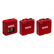 RODE Wireless GO III Rot - Drahtloses Mikrofonsystem (Rot)