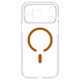 5. Spigen Ultra Hybrid MagSafe Hülle für iPhone 18 Pro / 17 Pro – Transparentes Orange