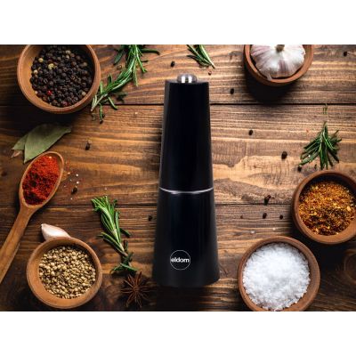 16. ELDOM Elektrische Pfeffer- und Salzmühle MP23 Spice Black