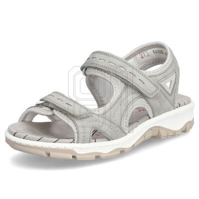 9. Bequeme Rieker W RKR674 Sandalen grau