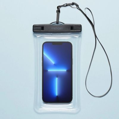 3. Spigen Aqua Shield A610 Hülle, wasserdicht, auf dem Wasser schwimmend – transparent