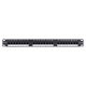 2. Q-LANTEC Patchpanel UTP Cat.6, 24 Ports, LSA-Anschlüsse, 1 HE