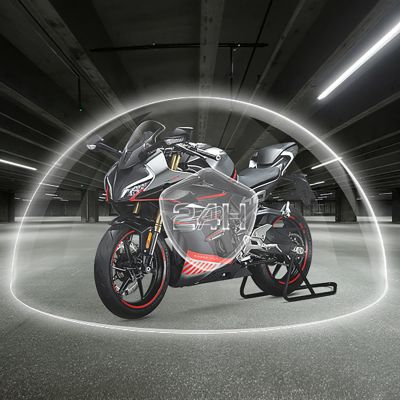 12. AKEEYO AKY-710S Sportkamera 4K-Videorekorder für Motorradlenker - Schwarz
