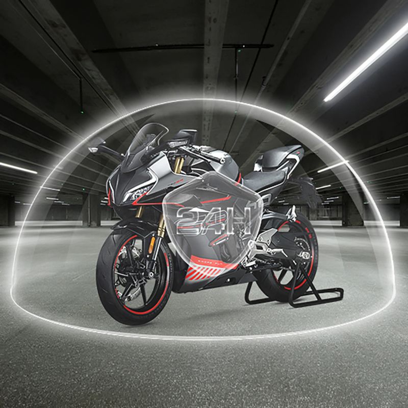 12. AKEEYO AKY-710S Sportkamera 4K-Videorekorder für Motorradlenker - Schwarz