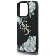 6. Guess Grained Roses Big 4G Logo Hülle für iPhone 16 Pro Max - Schwarz