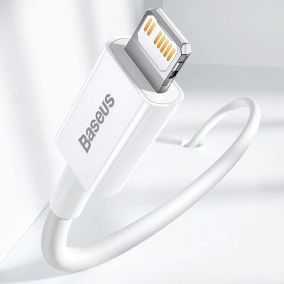 12. Baseus Superior Series USB-C / Lightning PD 20W 1 m Kabel - Weiß
