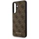 5. Guess 4G Metal Gold Logo Case für Samsung Galaxy A36 - Braun