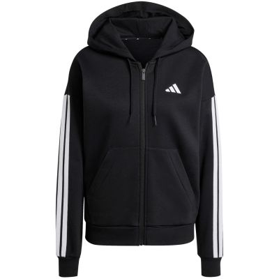 9. adidas Essentials 3-Streifen-Kapuzenpullover mit durchgehendem Reißverschluss W JE1283