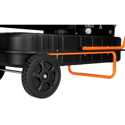 6. 50-kW-Ölheizung, 50-Liter-Tank, Räder