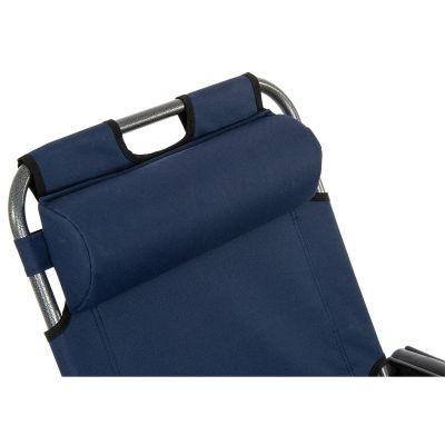 5. Höhenverstellbarer Stuhl mit Kopfstütze, Marineblau