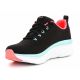 4. Skechers D'lux Walker Fresh Finesse W 149368-BKMN Schuhe