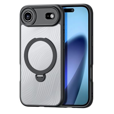 Dux Ducis Aimo Mag Case mit Magnetring und Ständer für iPhone 17 Air – Schwarz