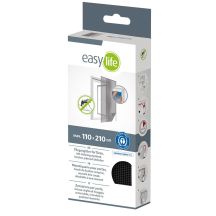 Tür-Moskitonetz 2x60x210 Schwarz