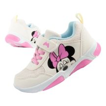 Leomil Kinder-Sportschuhe, Sneaker mit Minnie-Mouse-Motiv und Klettverschluss sowie LED-Beleuchtung