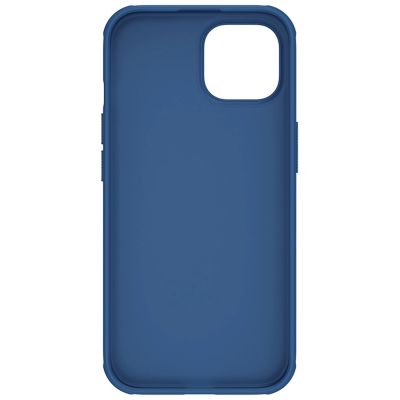 6. Nillkin Super Frosted Shield Pro verstärkte Hülle für iPhone 15 Plus – blau