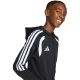 15. adidas Tiro 26 League Sweatshirt Kapuzenpullover mit durchgehendem Reißverschluss für Kinder, Schwarz KF3324