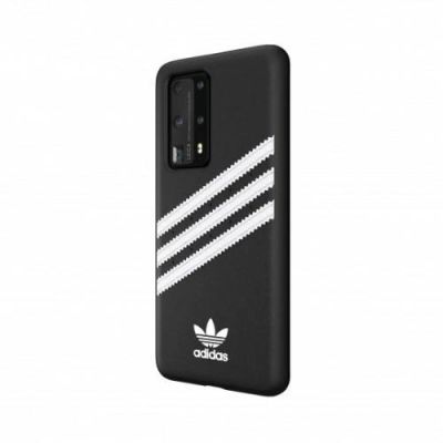 6. Adidas OR geformte PU-Hülle für Huawei P40, Schwarz und Weiß