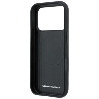 7. BMW M Quadrille Kevlar Anthrazit & Tricolor Print Lines MagSafe Hülle für iPhone 18 Pro Max / 17 Pro Max - Schwarz